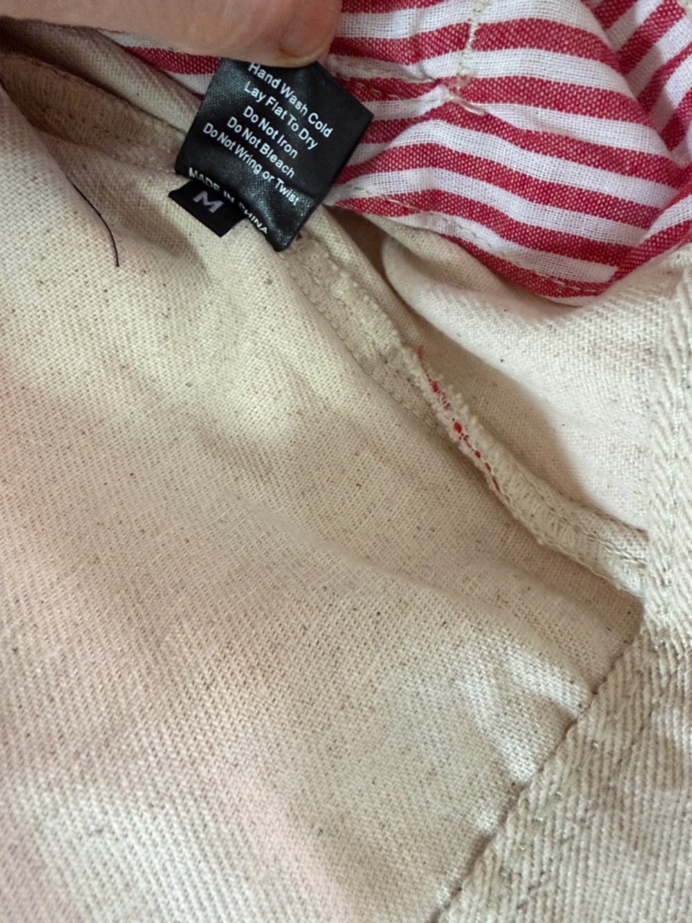 POL Cream, Black & Pink Patchwork Embroidered Jean Jacket - Picture 6 of 7